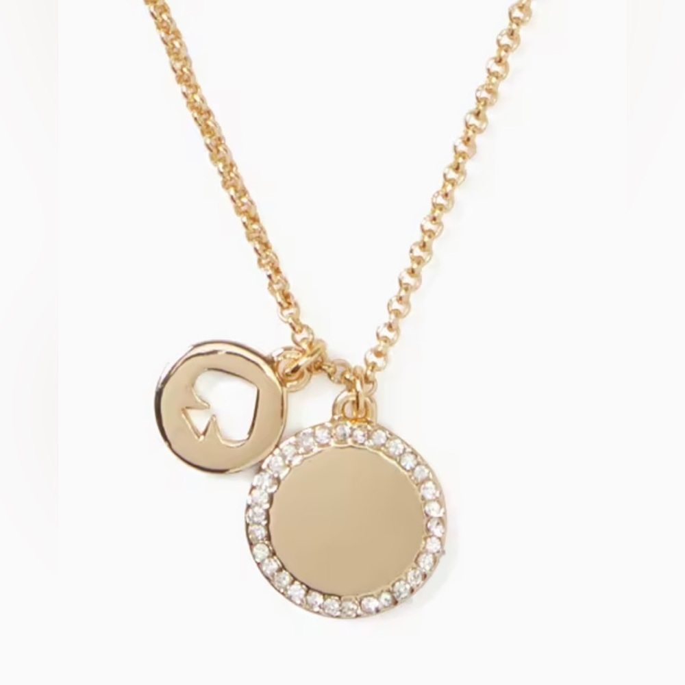 NWT Kate Spade Pave Charm Necklace